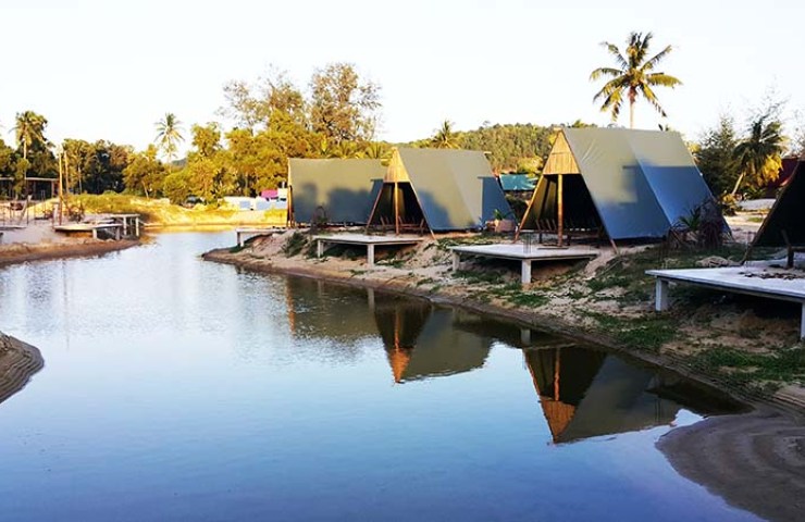 Gaya Travel Lounging around the pond will make you forget all about the boss.